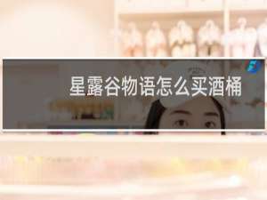 星露谷物语怎么买酒桶