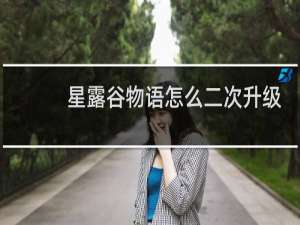 星露谷物语怎么二次升级