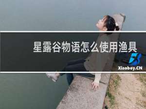 星露谷物语怎么使用渔具