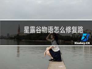 星露谷物语怎么修复路