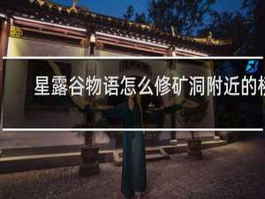 星露谷物语怎么修矿洞附近的桥