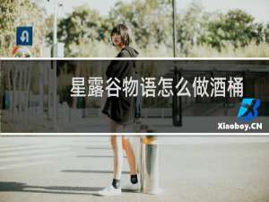 星露谷物语怎么做酒桶