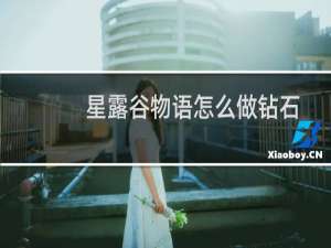 星露谷物语怎么做钻石