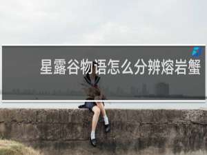 星露谷物语怎么分辨熔岩蟹