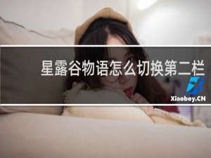 星露谷物语怎么切换第二栏