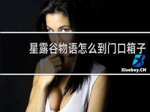 星露谷物语怎么到门口箱子