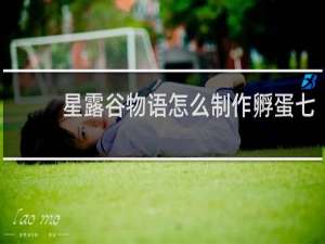 星露谷物语怎么制作孵蛋七