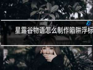 星露谷物语怎么制作陷阱浮标