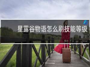 星露谷物语怎么刷技能等级