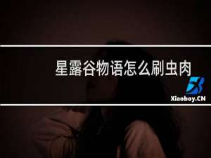 星露谷物语怎么刷虫肉
