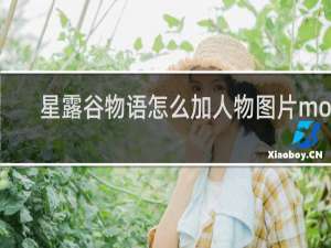 星露谷物语怎么加人物图片mod