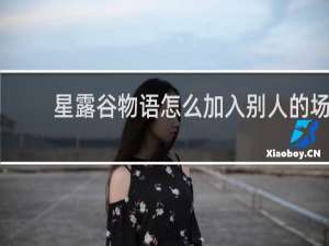 星露谷物语怎么加入别人的场