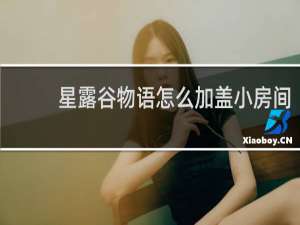 星露谷物语怎么加盖小房间