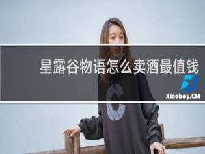 星露谷物语怎么卖酒最值钱