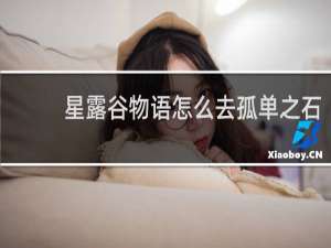 星露谷物语怎么去孤单之石
