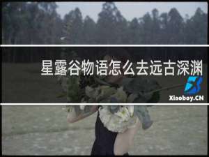 星露谷物语怎么去远古深渊
