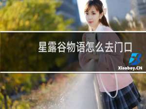 星露谷物语怎么去门口