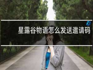 星露谷物语怎么发送邀请码