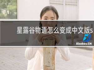 星露谷物语怎么变成中文版s