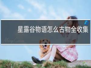 星露谷物语怎么古物全收集