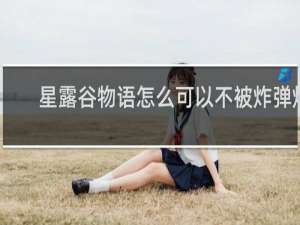 星露谷物语怎么可以不被炸弹炸