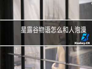 星露谷物语怎么和人泡澡