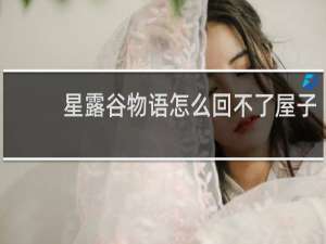 星露谷物语怎么回不了屋子