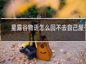 星露谷物语怎么回不去自己屋子