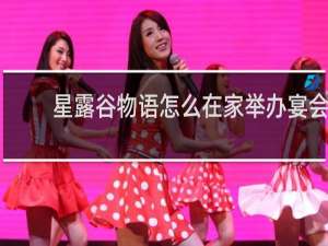 星露谷物语怎么在家举办宴会