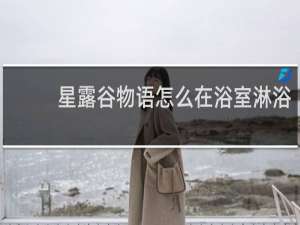星露谷物语怎么在浴室淋浴