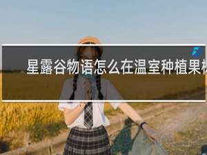 星露谷物语怎么在温室种植果树