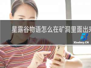 星露谷物语怎么在矿洞里面出来