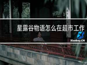 星露谷物语怎么在超市工作