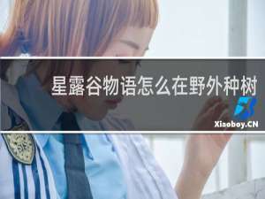 星露谷物语怎么在野外种树