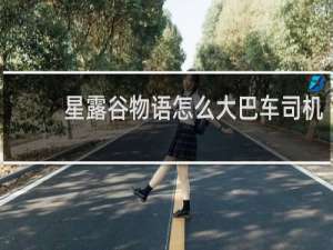 星露谷物语怎么大巴车司机