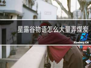 星露谷物语怎么大量弄煤炭