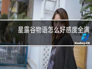 星露谷物语怎么好感度全满