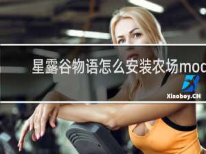 星露谷物语怎么安装农场mod