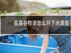 星露谷物语怎么开下水道图