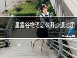 星露谷物语怎么开沙漠地图