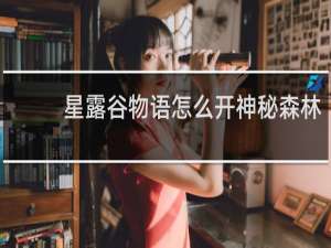 星露谷物语怎么开神秘森林