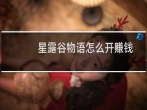 星露谷物语怎么开赚钱