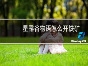 星露谷物语怎么开铁矿