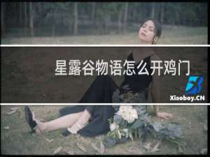 星露谷物语怎么开鸡门