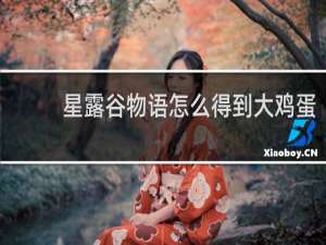 星露谷物语怎么得到大鸡蛋