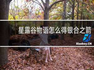 星露谷物语怎么得银合之箭