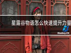 星露谷物语怎么快速提升力量