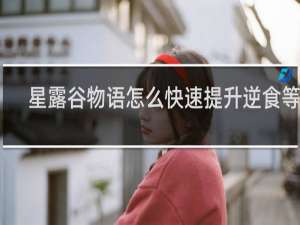 星露谷物语怎么快速提升逆食等级