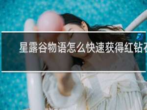 星露谷物语怎么快速获得红钻石