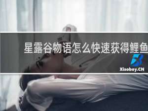 星露谷物语怎么快速获得鲤鱼